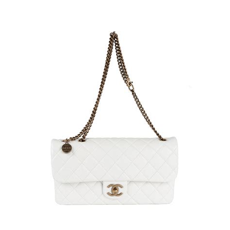 Moda Donna − Borse Chanel in Bianco 